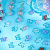 150Pcs 10 Colors Transparent Baking Paint Glass Beads GLAA-LT0001-03-7