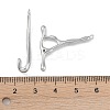 Brass Toggle Clasps KK-U020-05P-4