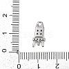 Brass Micro Pave Clear Cubic Zirconia Pendants LS-KK-L238-15P-3