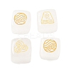 4Pcs 4 Styles Natural Quartz Crystal Display Decorations G-F786-03A-08-1
