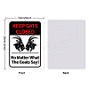 UV Protected & Waterproof Aluminum Warning Signs AJEW-WH0111-F-08-2