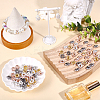 100Pcs 4 Colors Plastic Spacer Beads FIND-SC0021-95-4