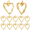 14Pcs Brass Pendants KK-BBC0022-30-7