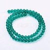 Transparent Glass Bead Strands GLAA-R095-10mm-M-2