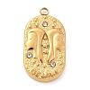 304 Stainless Steel Pendants LS-STAS-F349-03G-05-1