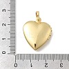 Valentine's Day Brass Heart Locket Pendants KK-D431-035E-G-3