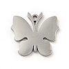 Non-Tarnish 304 Stainless Steel Pendants STAS-E159-01P-1