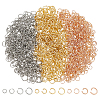 1200Pcs 12 Styles 304 Stainless Steel Open Jump Rings STAS-ME0001-75-1
