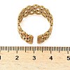 304 Stainless Steel Open Cuff Rings for Women RJEW-U060-01C-G-3