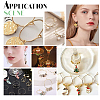 30Pcs 3 Style Brass Wine Glass Charms Rings KK-PH0002-72-3