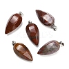 Natural Red Moss Agate Pendants GG-K002-16A-1