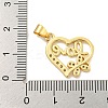 Rack Plating Brass Micro Pave Cubic Zirconia Pendants KK-B091-50B-G-3