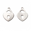 Non-Tarnish 201 Stainless Steel Pendants STAS-I172-08P-2