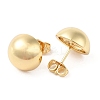 Rack Plating Brass Stud Earrings for Women LS-EJEW-G394-18E-G-1