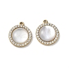 Natural Freshwater Shell Pendants SA-CBA11D7-19A-G-1