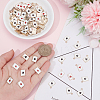 100Pcs 4 Styles Rack Plating Alloy Charms FIND-DR0002-22-3