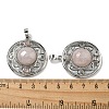 Natural Rose Quartz Pendants G-Q158-03A-3
