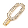 Brass Micro Pave Cubic Zirconia Pendants KK-K413-07G-2