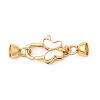 Brass Lobster Claw Clasps LS-KK-U059-50G-1