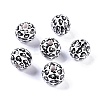 Printed Wood Beads WOOD-C017-01A-1