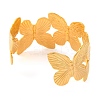 304 Stainless Steel Open Cuff Bangles for Women BJEW-G711-01K-G-3