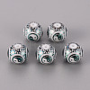 Electroplate Glass Beads EGLA-Q123-012G-3