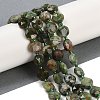Natural Green Opal Beads Strands G-C116-A78-01-1