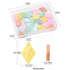 24Pcs 5 Styles Spray Painted Natural Freshwater Shell Pendants BSHE-FS0001-14-4