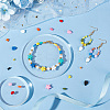 48Pcs 8 Style Spray Painted Alloy Beads FIND-PH0010-93-4
