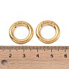 Ion Plating(IP) 316 Stainless Steel Spring Gate Rings LS-STAS-M296-01G-C-3