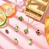 7Pcs 7 Styles Alloy Enamel Pendants ENAM-CJ0007-38-6