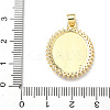 Brass Micro Pave Cubic Zirconia Pendants KK-P345-52G-02-4