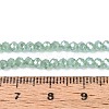 Electroplate Imitation Jade Glass Beads Strands EGLA-J025-F08-4