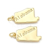 Brass Pendants KK-D229-22S-G-1