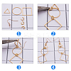 304 Stainless Steel Linking Rings STAS-UN0007-02P-3