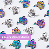 DICOSMETIC 40Pcs 2 Colors Tibetan Style Zinc Alloy Pendants FIND-DC0003-03-3