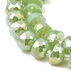 AB Color Plate Glass Beads Strands EGLA-P051-02A-A-5
