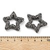 Star Shape Polymer Clay Rhinestone Beads CLAY-NH0001-06L-3