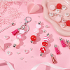 DIY Beadable Keychain Making Kit DIY-PH0017-44-5