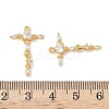 Brass Micro Pave Cubic Zirconia Pendants KK-Z136-05G-02-3