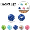100Pcs 5 Colors Synthetic Imperial Jasper Dyed Beads Strands G-YW0001-96-2
