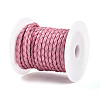 Braided Cowhide Leather Cord NWIR-N005-01D-4mm-2