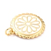 Real 18K Gold Plated Brass Pendants KK-L206-013G-01-4