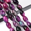 Dyed Natural Agate Beads Strands G-T144-51A-03-1