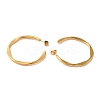 Ion Plating(IP) 304 Stainless Steel C-Shaped Stud Earrings for Women EJEW-Z066-07G-2