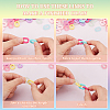 SUPERFINDINGS 360Pcs 12 Style  Acrylic Linking Rings FIND-FH0003-75-4
