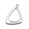 Non-Tarnish Triangle Ring 304 Stainless Steel Pendants LS-X-STAS-N073-20-2