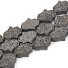 Electroplate Non-magnetic Synthetic Hematite Beads Strands G-N0321-09-2