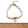 304 Stainless Steel Butterfly Charm Bracelets for Women BJEW-C098-08G-5
