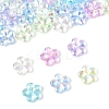 97.2G 6 Colors Transaparent Acrylic Beads PACR-FS0001-07-3